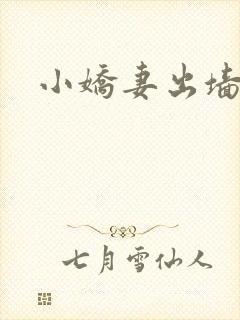 小娇妻出墙记