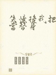 失忆后我把渣攻当替身