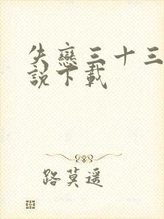 失恋三十三天小说下载