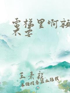 电梯里啊额嗯嗯不要