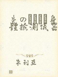 炎のおっぱい身体检测仪器