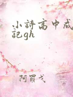 小诗高中成长日记gh
