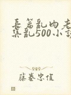 长篇乱肉老师合集乱500小说