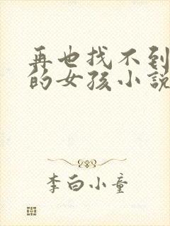 再也找不到曾经的女孩小说