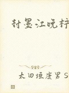 封墨江晚柠小说