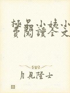 极品小姨小说免费阅读全文下载