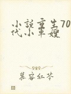 小说重生70年代小军嫂
