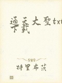 通天大圣txt下载