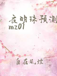 夜明珠预测 ymz01
