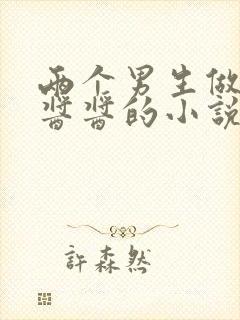 两个男生做酿酿酱酱的小说