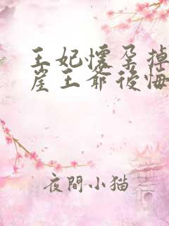 王妃怀孕掉下悬崖王爷后悔了