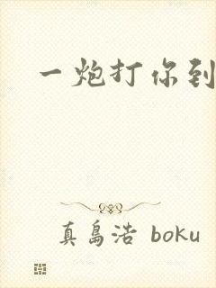 一炮打你到天亮