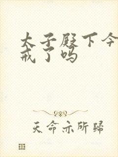 太子殿下今天破戒了吗