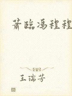 萧临冯程程小说