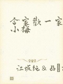 合家欢一家亲黄小梅