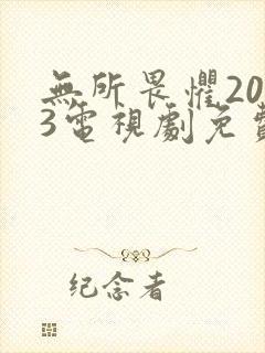 无所畏惧2023电视剧免费观看