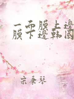 一面膜上边一面膜下边韩国