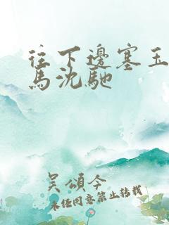 往下边塞玉器骑马沈驰