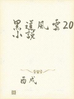 黑道风云20年小说