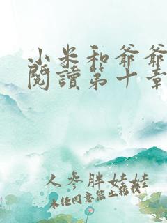 小米和爷爷在线阅读第十章