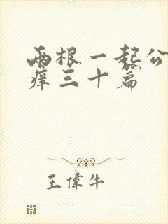 两根一起公憩止痒三十篇