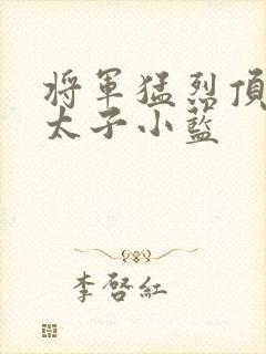 将军猛烈顶弄h太子小蓝