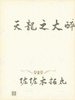 天龙之大醉侠