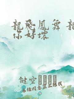 龙飞凤舞 龙王你好坏