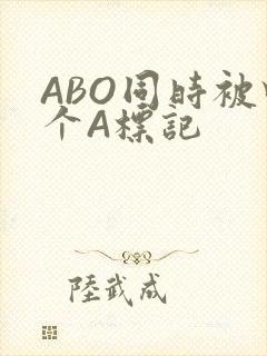 ABO同时被四个A标记