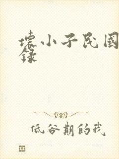 坏小子民国穿越录