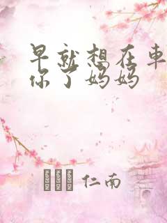 早就想在车里要你了妈妈