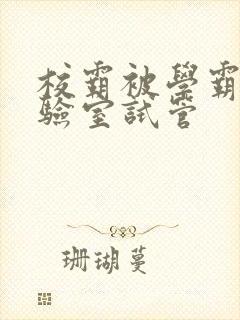 校霸被学霸压实验室试管