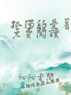 孤独的爱着全文免费阅读