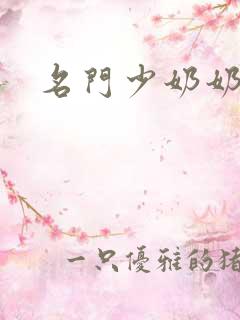 名门少奶奶