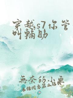 穿越s7你管这叫辅助