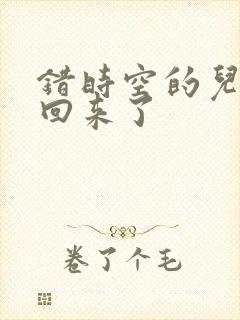 错时空的儿子们回来了