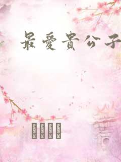 最爱贵公子