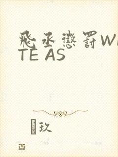 飞丞惩罚WRITE AS