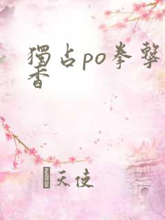 独占po拳击书香