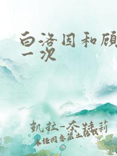 白洛因和顾海第一次