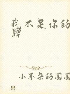我不是你的乖乖牌