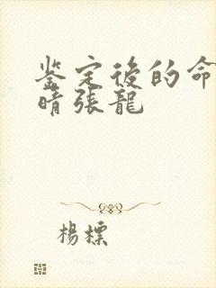 鉴定后的命运周晴张龙