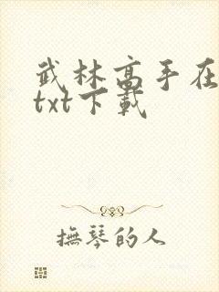 武林高手在校园txt下载