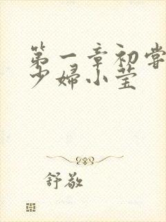 第一章初尝禁果少妇小莹