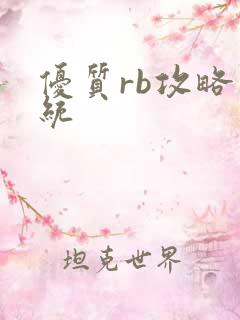 优质rb攻略系统