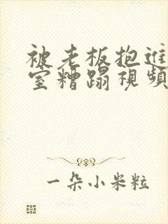 被老板抱进办公室糟蹋视频