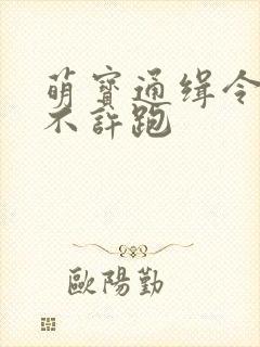 萌宝通缉令妈味不许跑