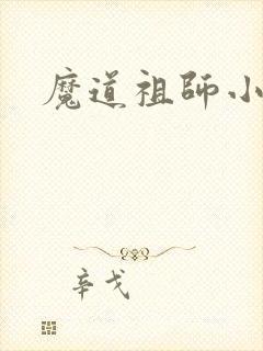 魔道祖师小说
