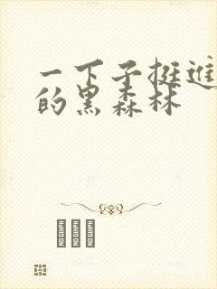 一下子挺进浓密的黑森林