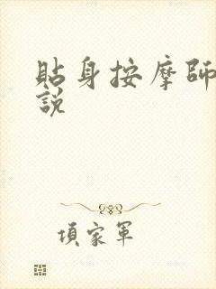 贴身按摩师 小说